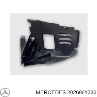 2026901330 Mercedes guardabarros interior, aleta delantera, izquierdo