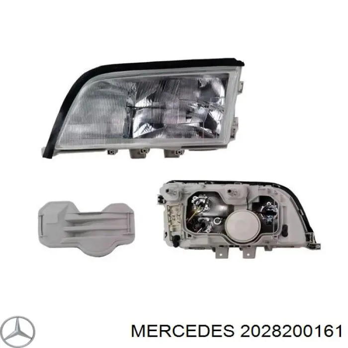 2028200161 Mercedes faro izquierdo