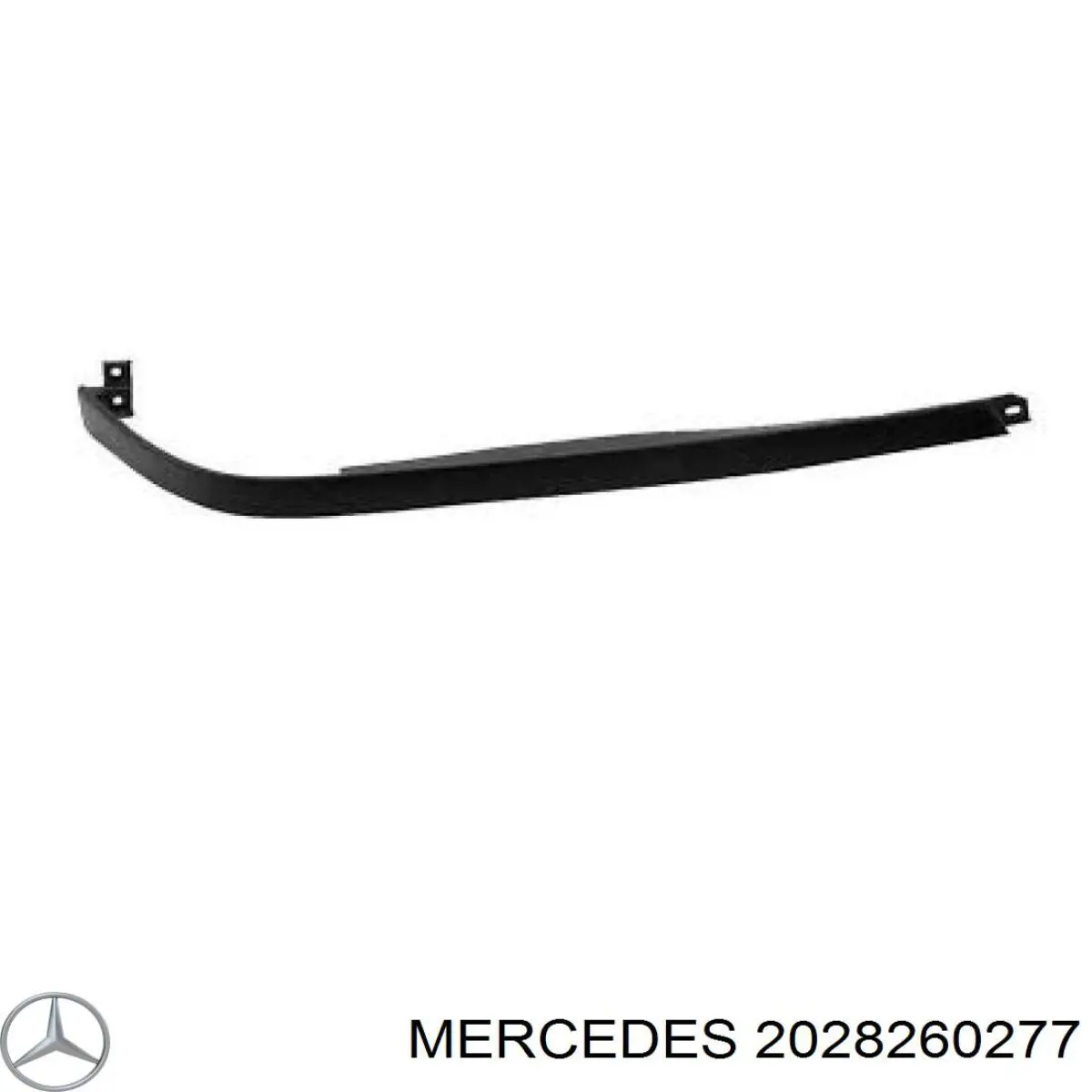 Listón del faro derecho para Mercedes C (W202)