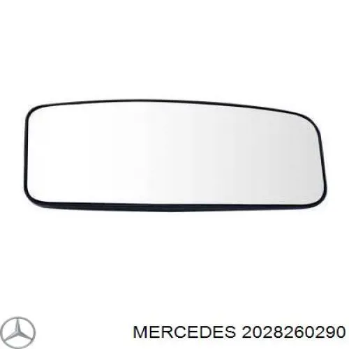 2028260290 Mercedes cristal de faro derecho