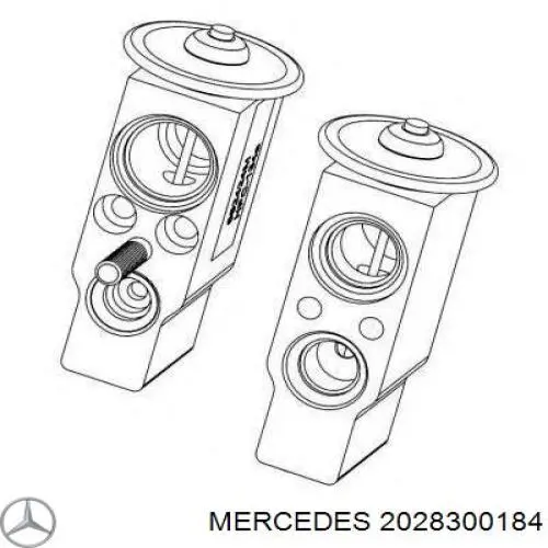 Válvula TRV del aire acondicionado Mercedes 2028300184 precio, desde 27,80 EUR