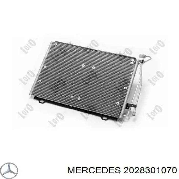 2028301070 Mercedes condensador aire acondicionado