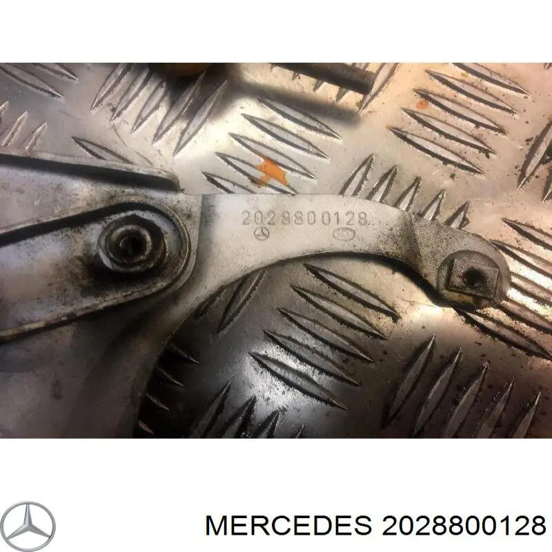 A2028800128 Mercedes bisagra, capó del motor izquierda