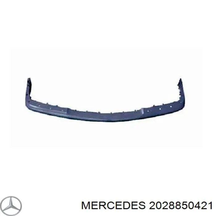 2028850421 Mercedes parachoques delantero, parte inferior