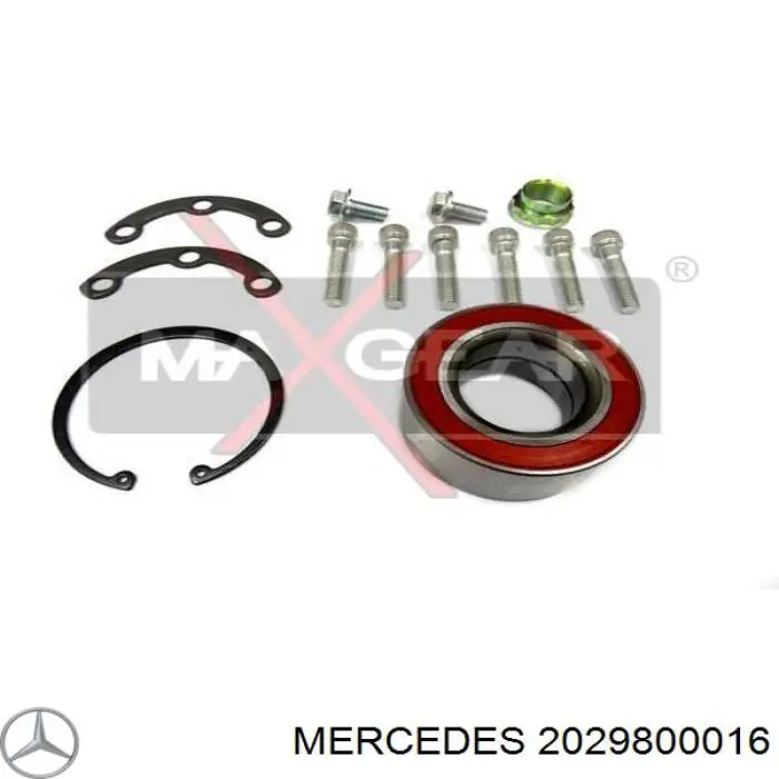 2029800016 Mercedes cojinete de rueda trasero