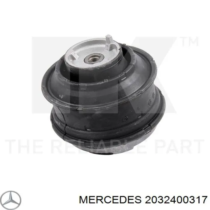 Soporte izquierdo del motor 2032400317 Mercedes