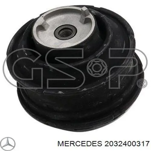Soporte de motor izquierdo Mercedes 2032400317
