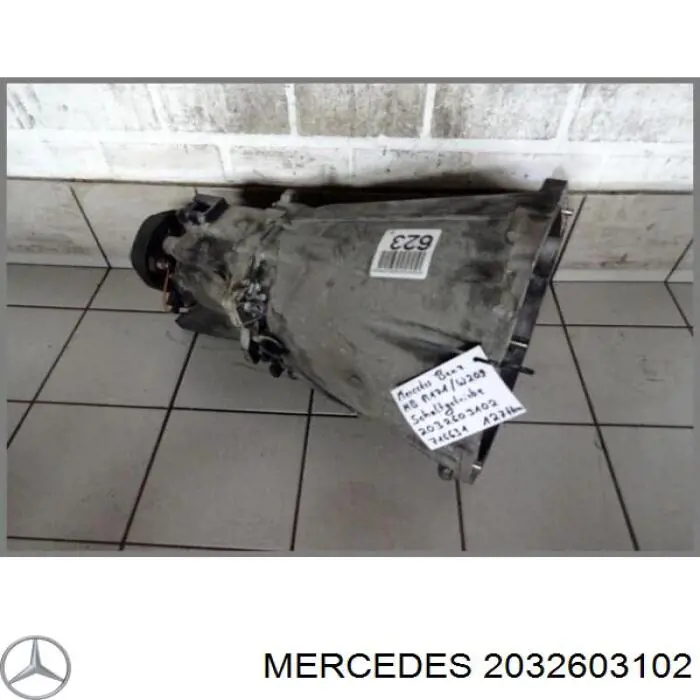716631 Mercedes caja de cambios mecánica, completa