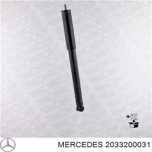 2033200031 Mercedes amortiguador trasero