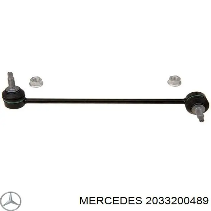 2033200489 Mercedes soporte de barra estabilizadora delantera