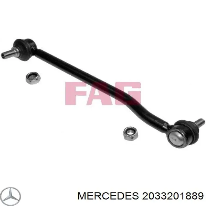 2033201889 Mercedes soporte de barra estabilizadora delantera