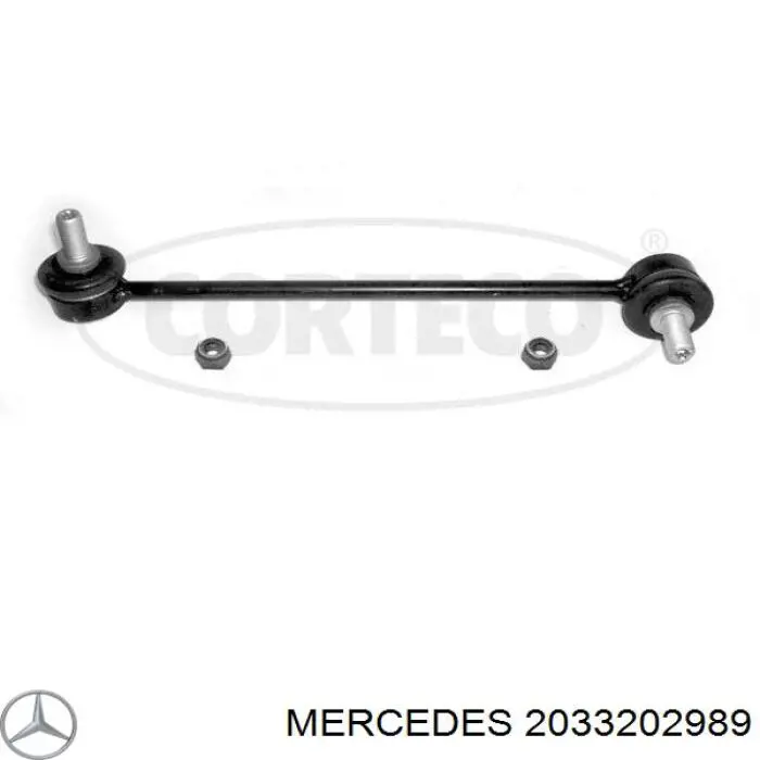 2033202989 Mercedes soporte de barra estabilizadora delantera
