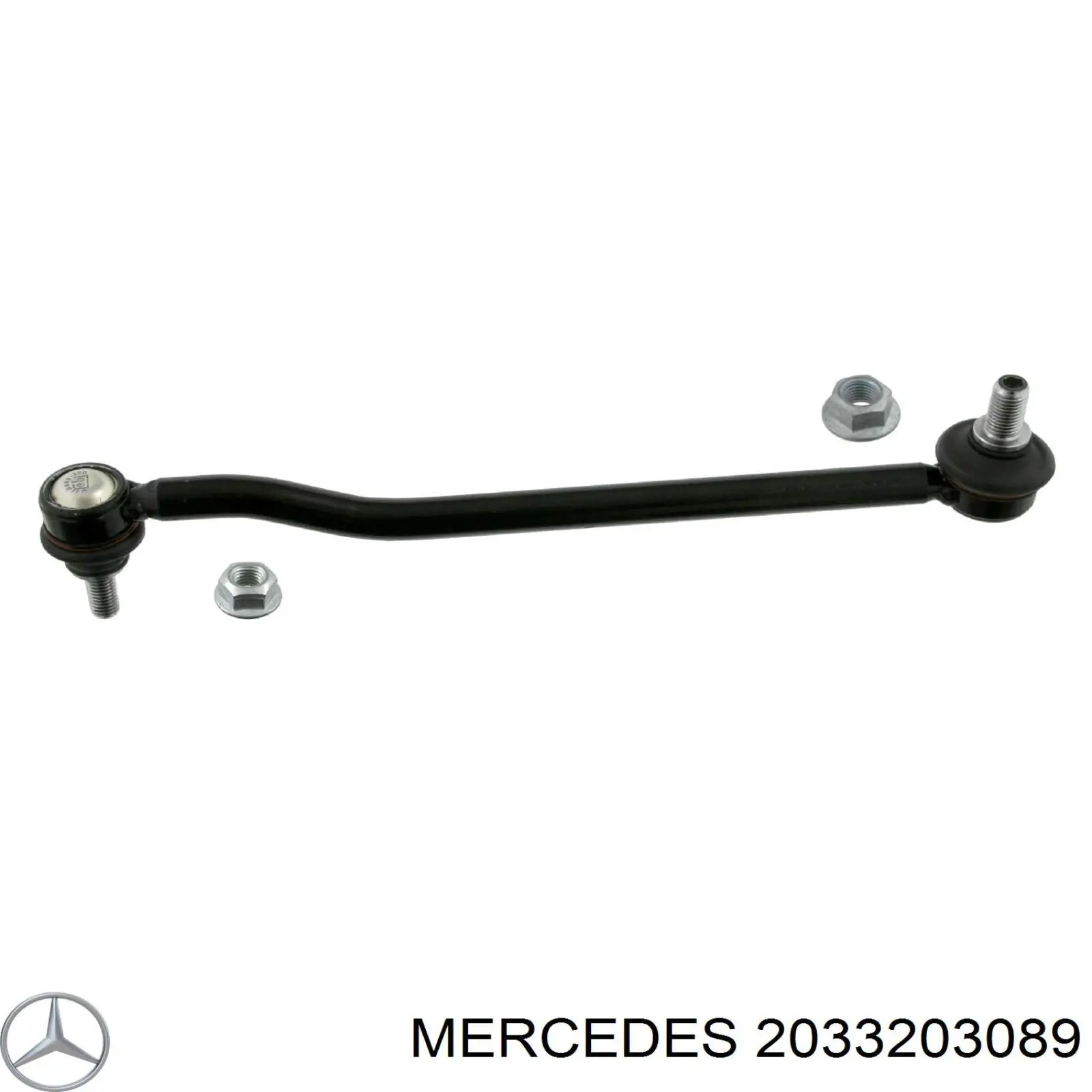 2033203089 Mercedes soporte de barra estabilizadora delantera