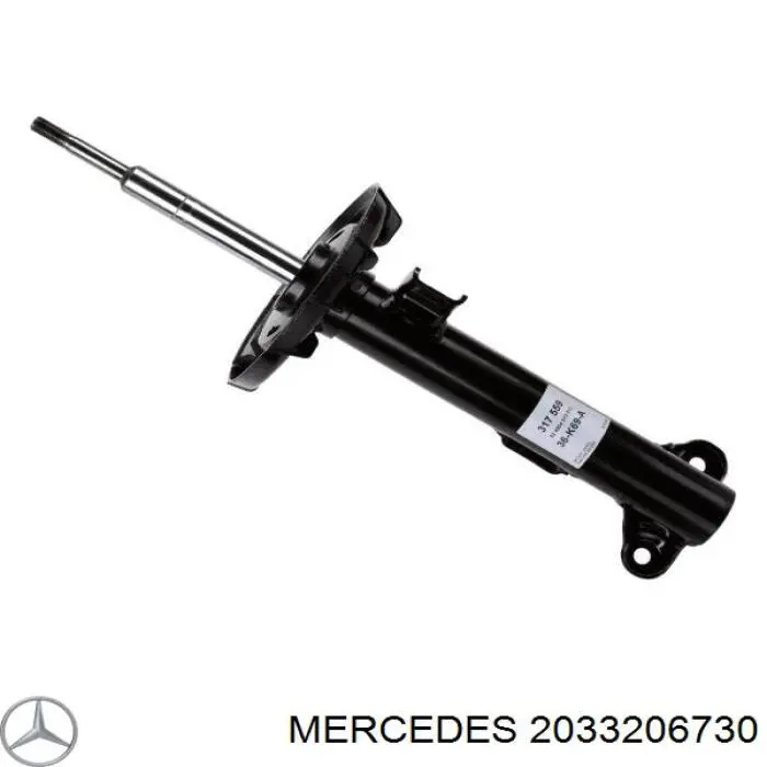 2033206730 Mercedes amortiguador delantero