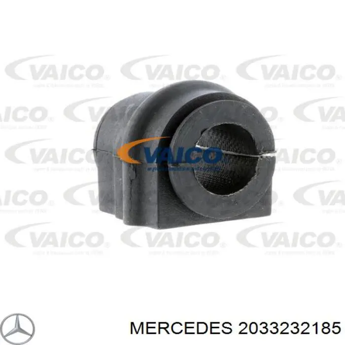 Soporte, estabilizador eje trasero Mercedes 2033232185
