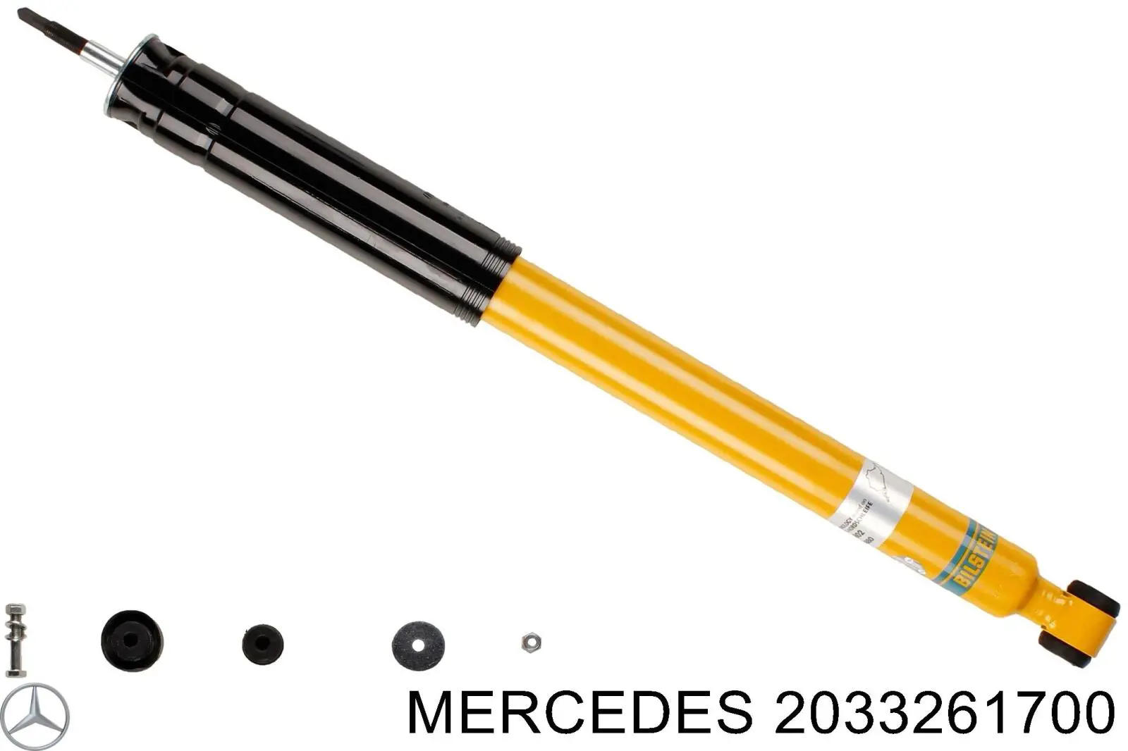 2033261700 Mercedes amortiguador trasero