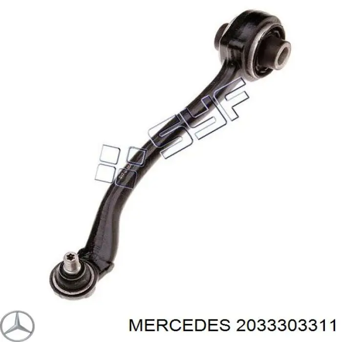 2033303311 Mercedes barra oscilante, suspensión de ruedas delantera, inferior izquierda