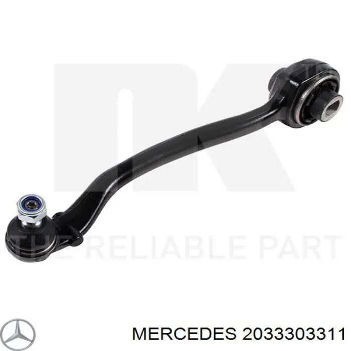 Comprar 2033303311 Mercedes Brazo inferior izquierdo de la suspensión delantera