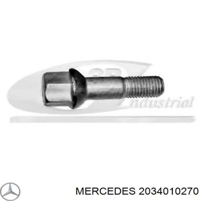 2034010270 Mercedes tornillo de rueda