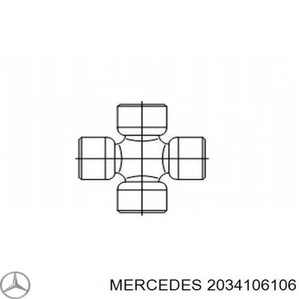 Transmisión cardán, eje delantero para Mercedes C (W203)