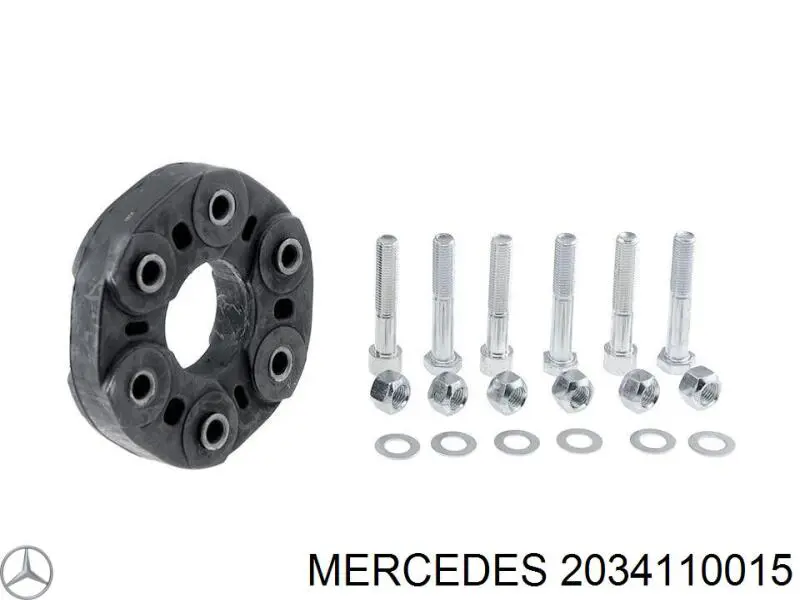 Comprar 2034110015 Mercedes Acoplamiento elástico del cardán delantero/trasero