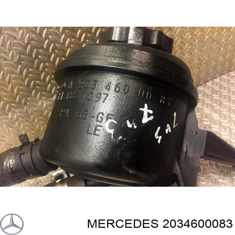Depósito de bomba de dirección hidráulica 2034600083 Mercedes