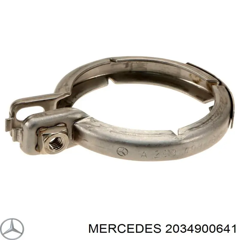 2034900641 Mercedes abrazadera de sujeción delantera