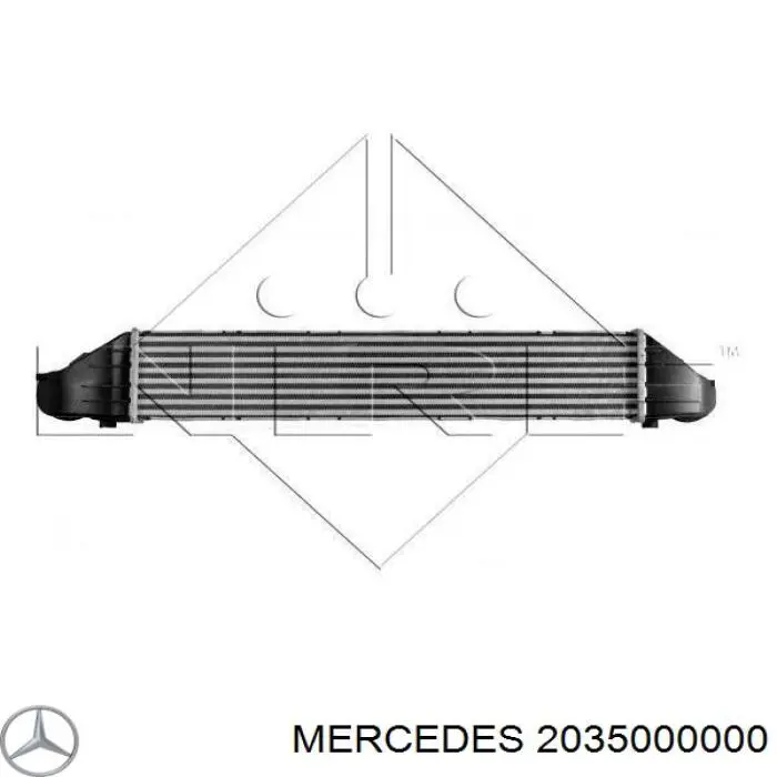 2035000000 Mercedes intercooler