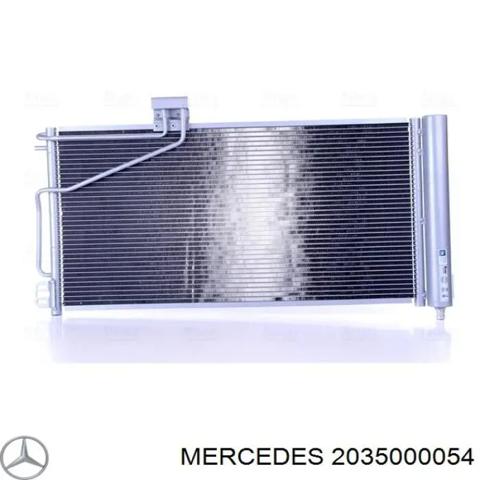 2035000054 Mercedes condensador aire acondicionado