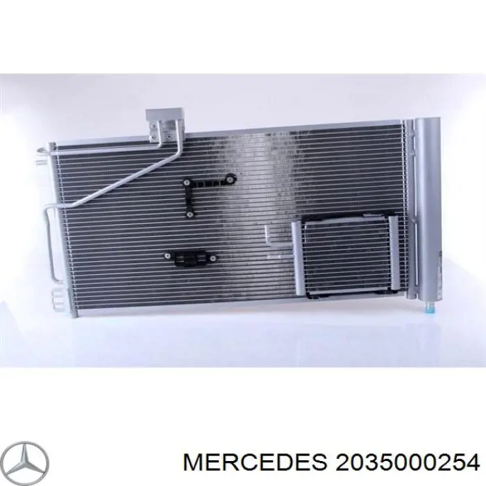 2035000254 Mercedes condensador aire acondicionado