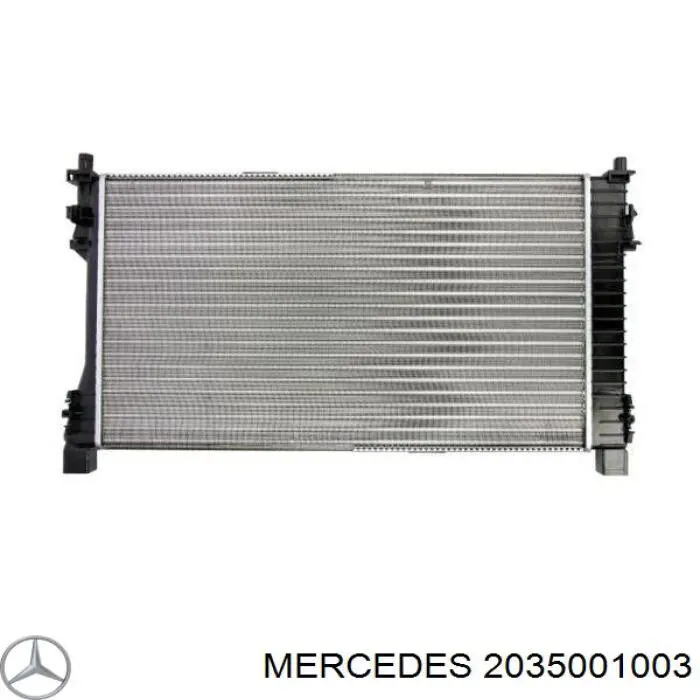 Água radiador Mercedes 2035001003 precio, desde 92,58 EUR