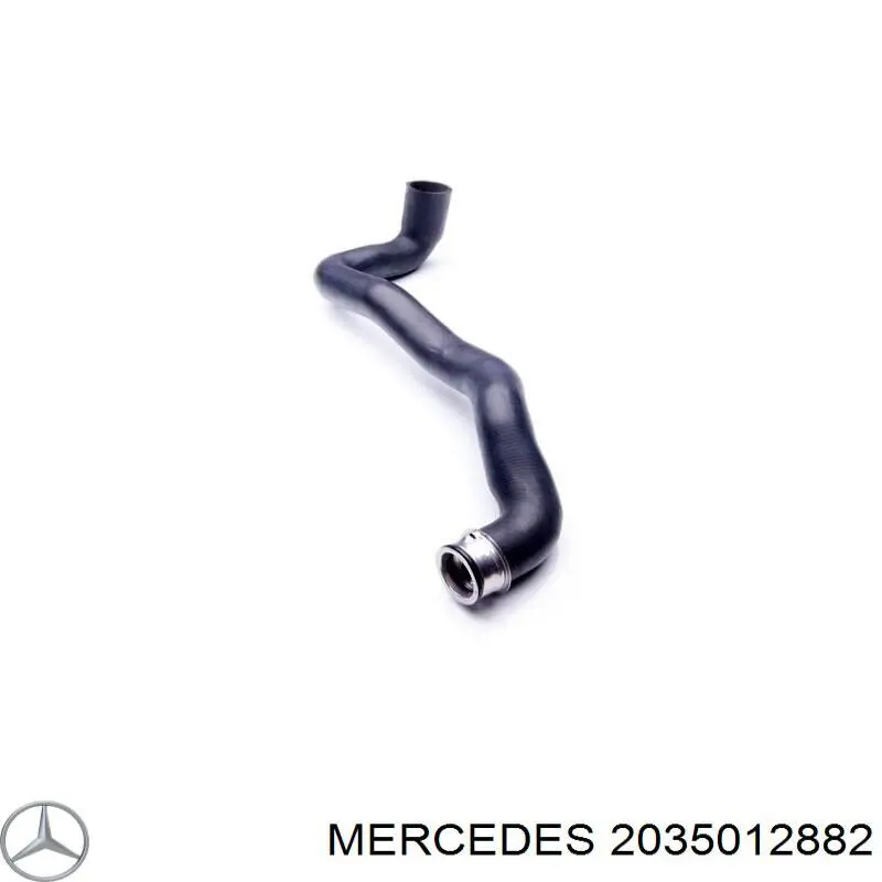 2035012882 Mercedes manguera refrigerante para radiador inferiora