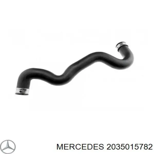 2035015782 Mercedes tubería de radiador arriba