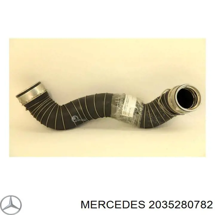 A203528078228 Mercedes tubo flexible de aire de sobrealimentación inferior derecho