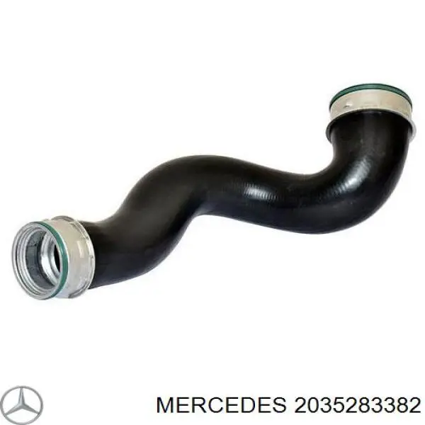 2035283382 Mercedes tubo flexible de aire de sobrealimentación superior izquierdo
