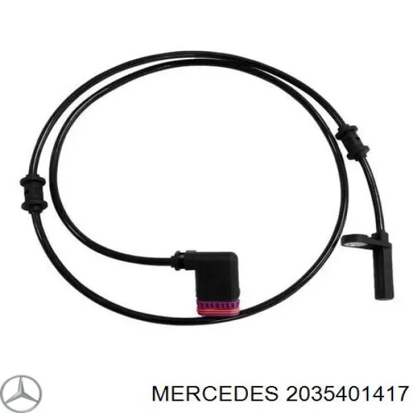 2035401417 Mercedes sensor abs trasero derecho