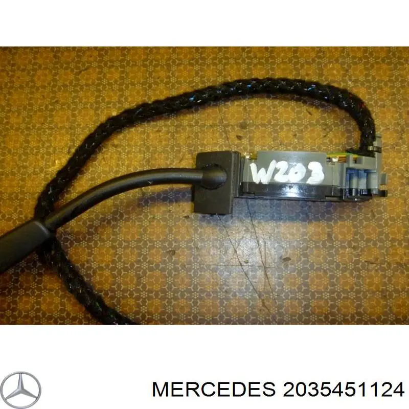 2035451124 Mercedes conmutador en la columna de dirección izquierdo