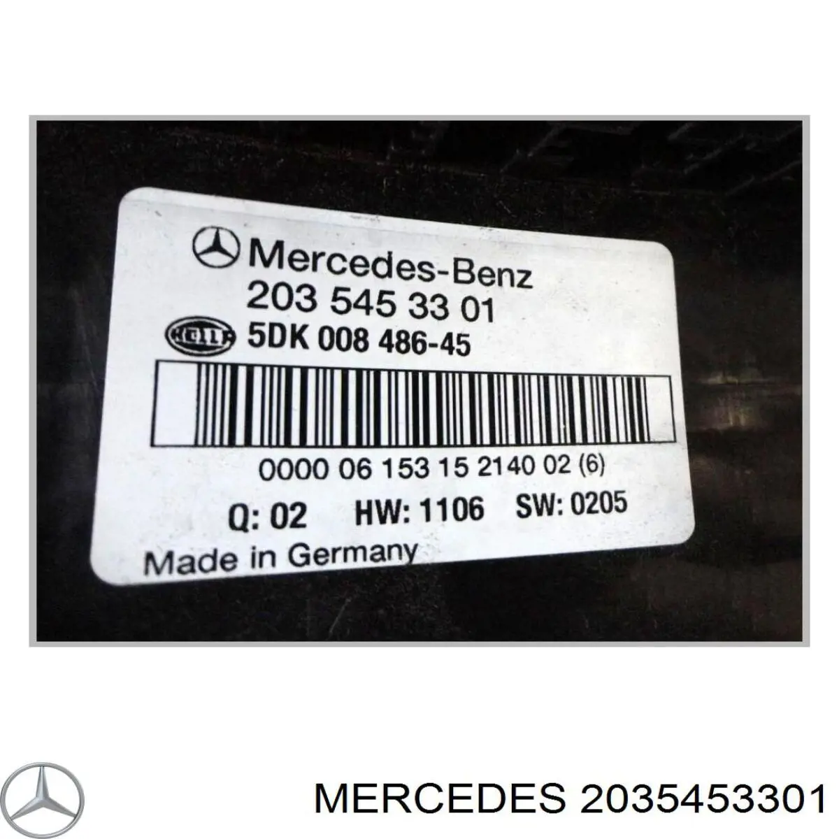 2035453301 Mercedes Módulo de adquisición de señales SAM