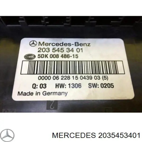 A2035453401 Mercedes