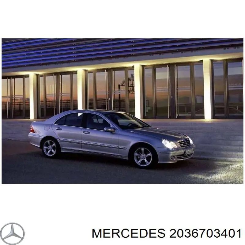 2036703401 Mercedes parabrisas