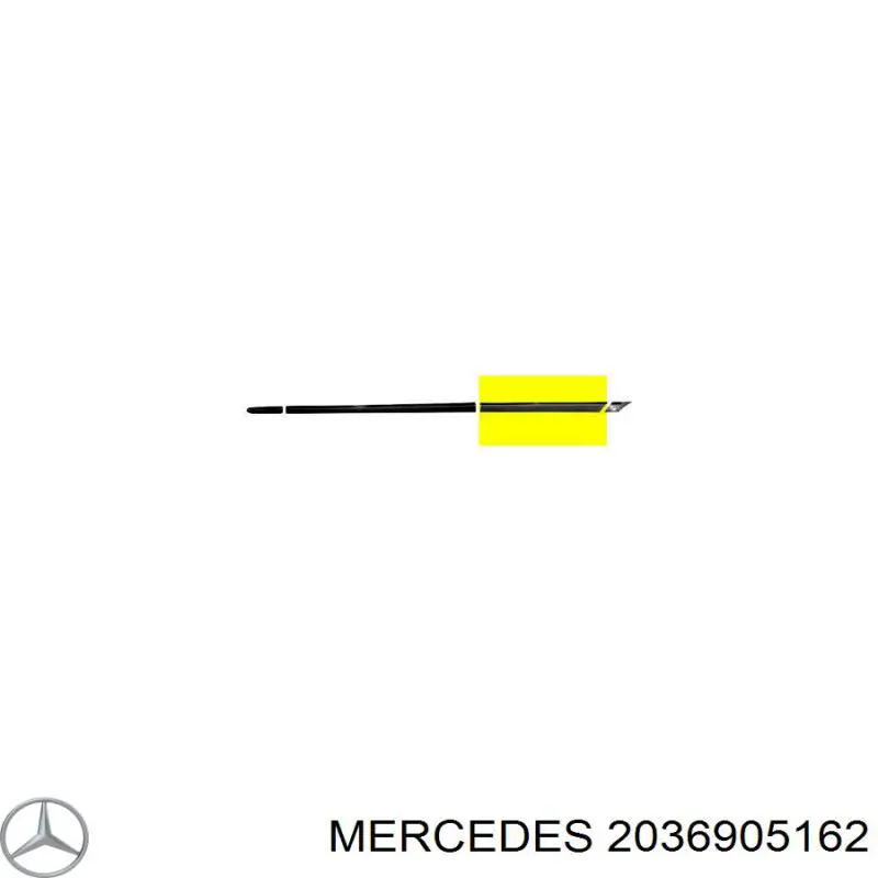 Protector puerta trasera izquierda Mercedes A20369051629999 precio, desde 77,63 EUR