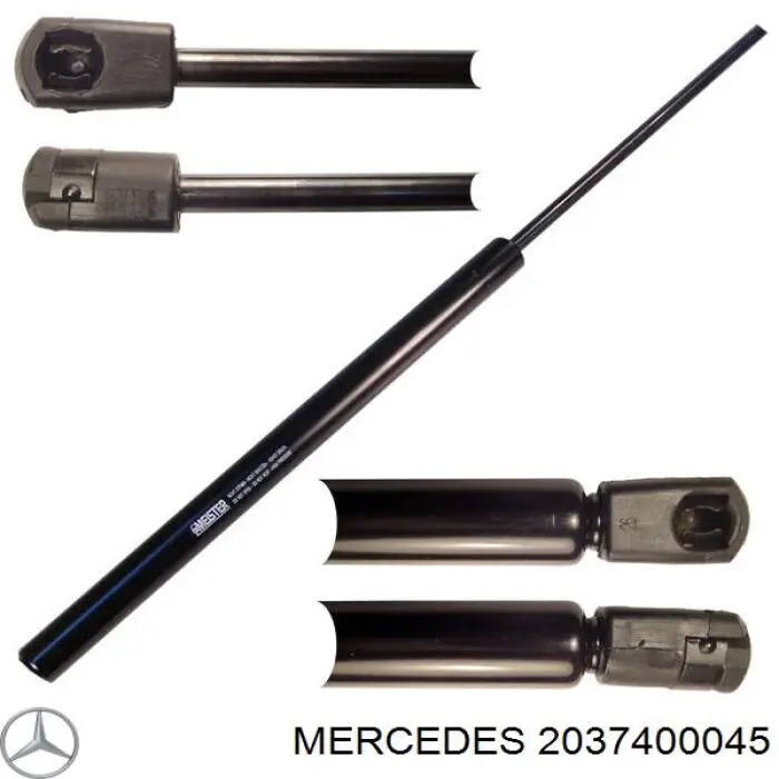 Amortiguador de maletero Mercedes 2037400045 precio, desde 13,33 EUR