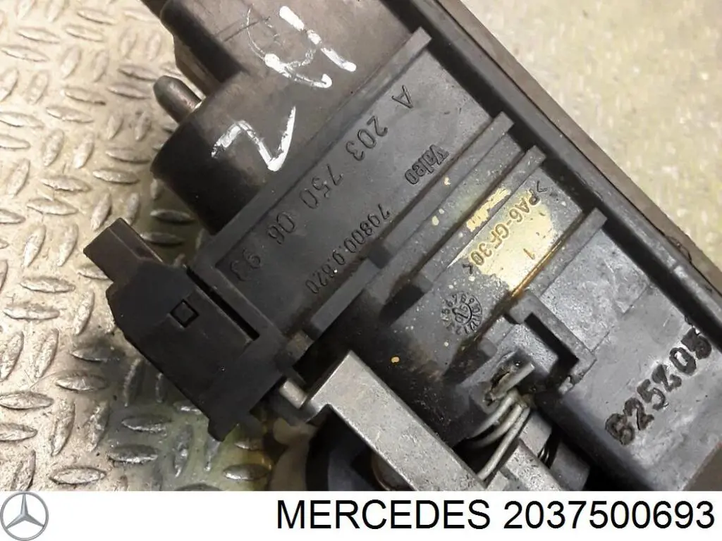 Cerradura de maletero 2037500693 Mercedes
