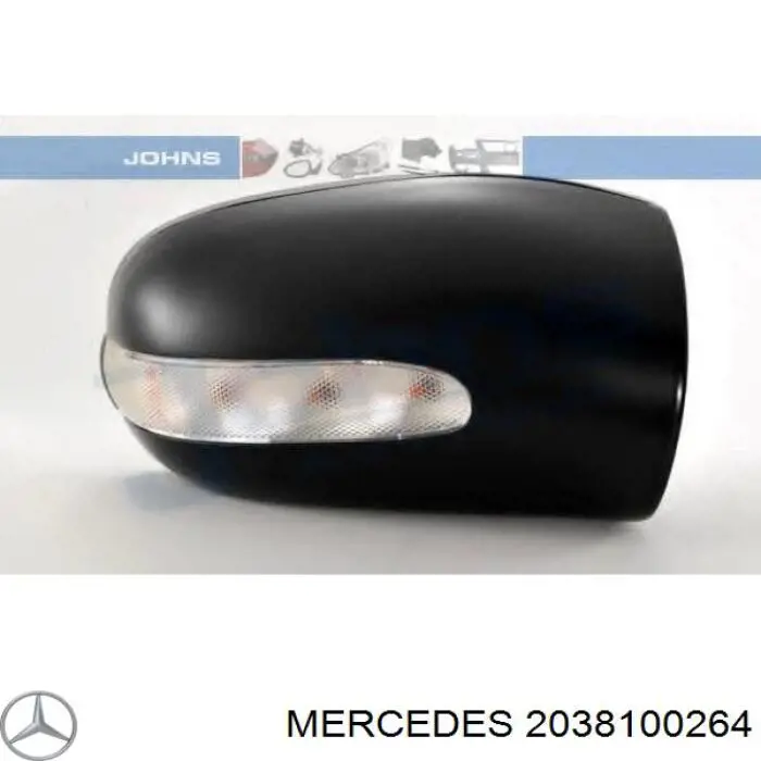 2038100264 Mercedes superposicion(cubierta De Espejo Retrovisor Derecho)