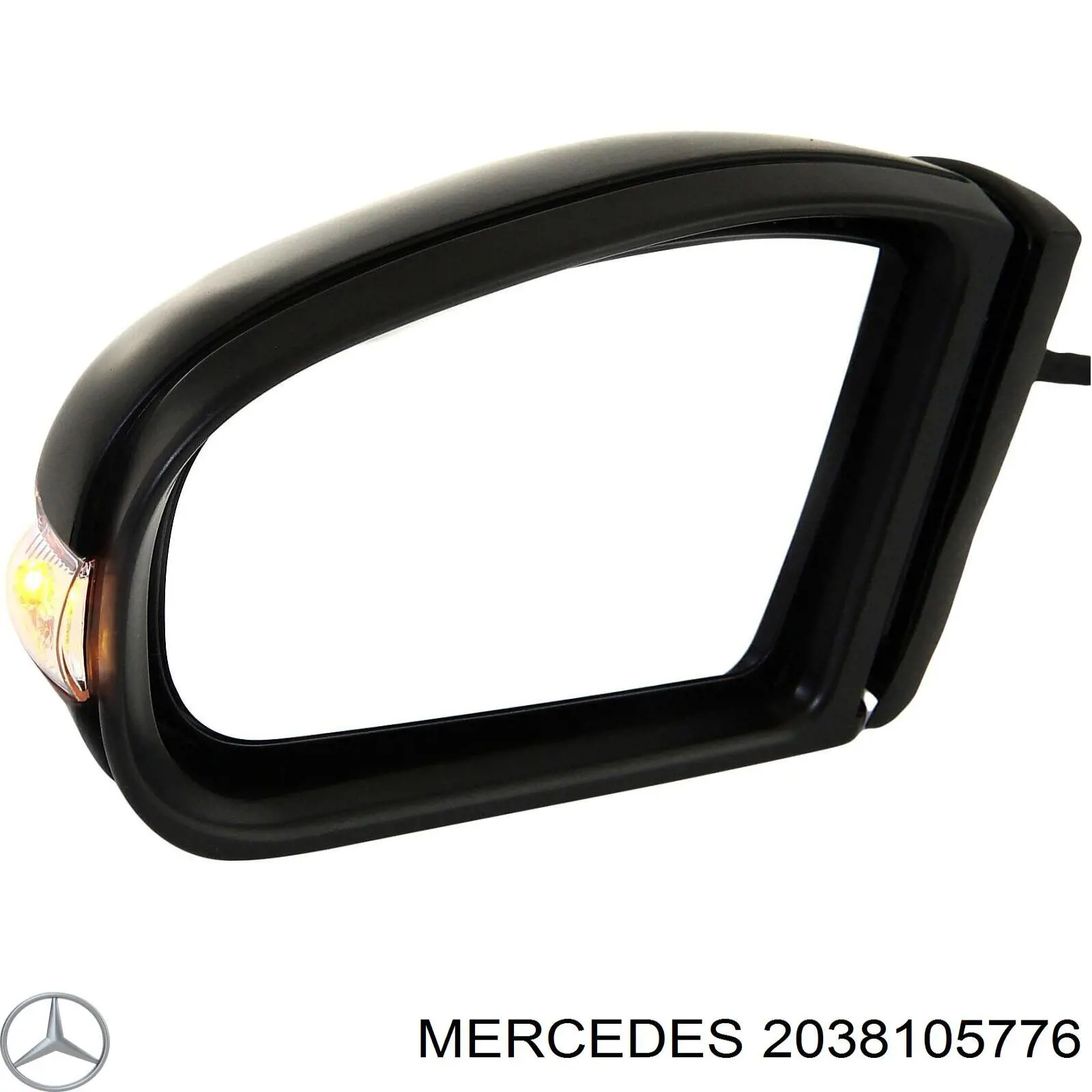 2038105776 Mercedes espejo retrovisor izquierdo