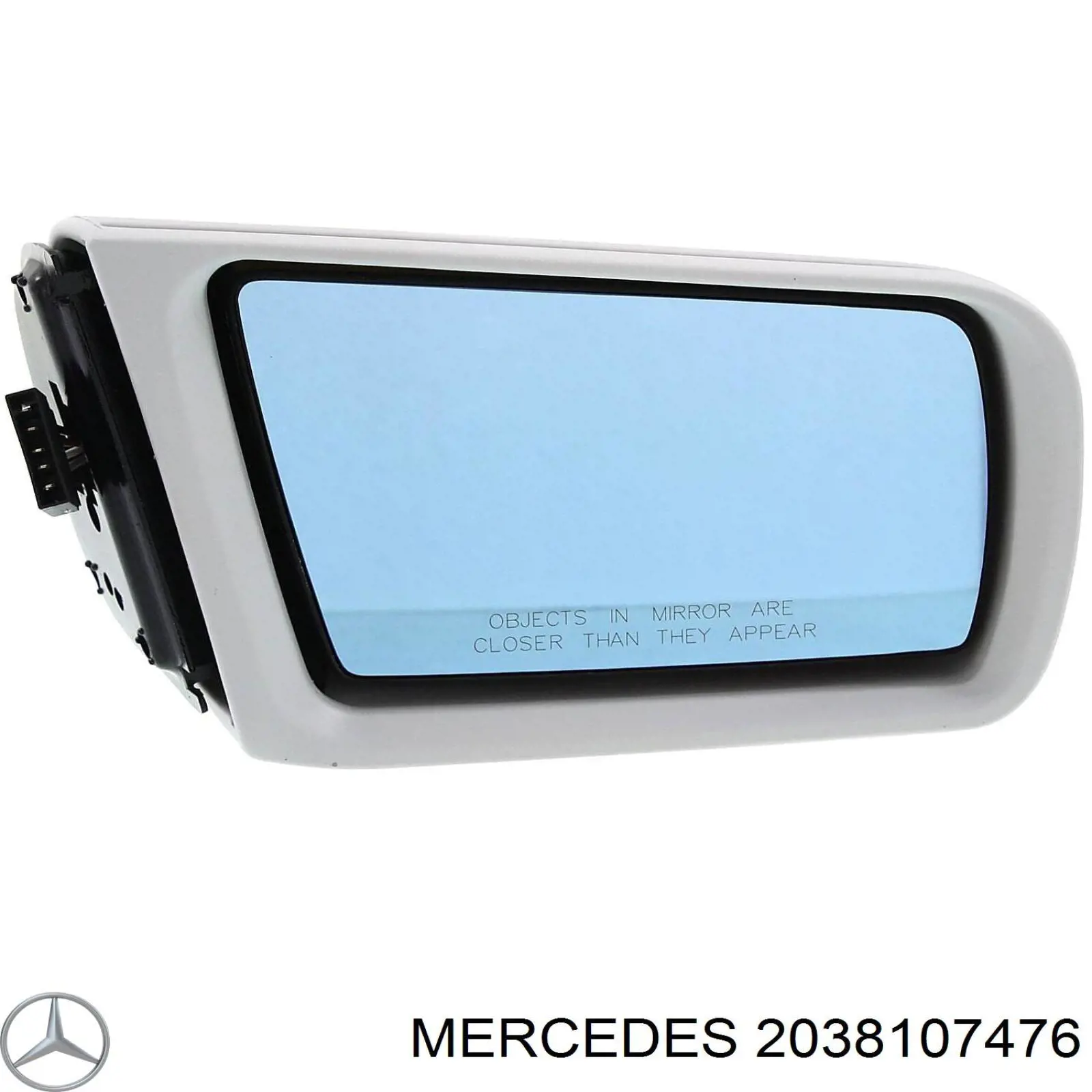 2038107476 Mercedes espejo retrovisor derecho