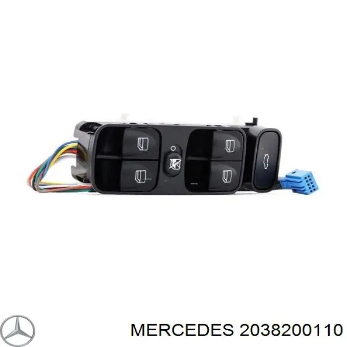 2038200110 Mercedes unidad de control elevalunas delantera izquierda