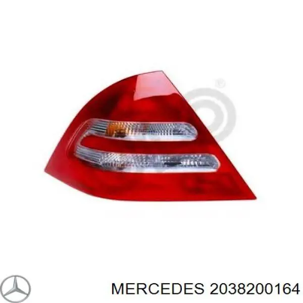 2038200164 Mercedes piloto posterior izquierdo