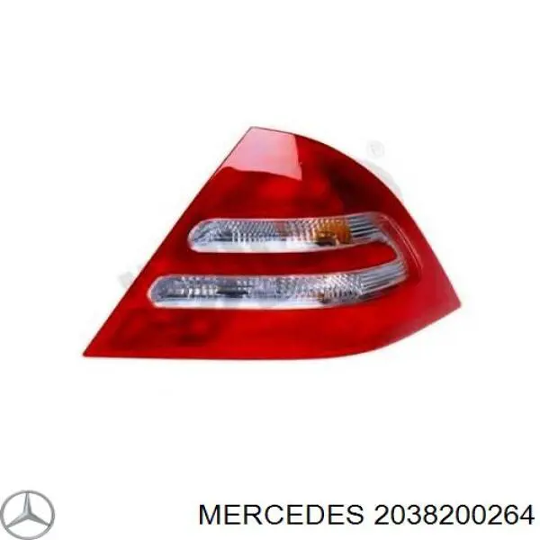 Piloto trasero derecho Mercedes 2038200264 precio, desde 71,15 EUR