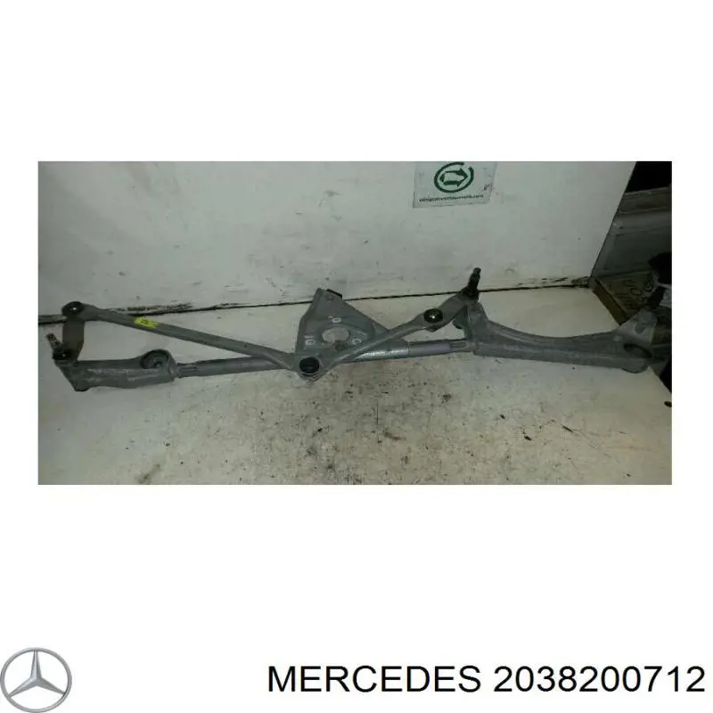A2038200712 Mercedes varillaje lavaparabrisas